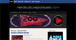 Desktop Screenshot of nerdculturepodcast.com